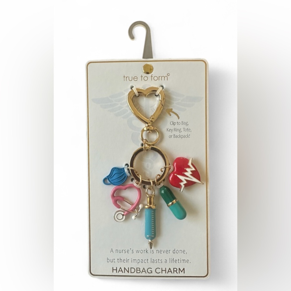 True to Form NURSE Keychain Bag Charm